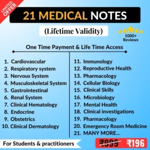 21 MEDICAL NOTES BUNDLE