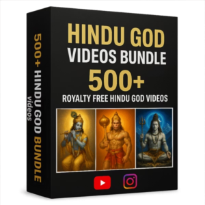 500+ Hindu God Videos Bundle – Royalty Free Devotional Clips for YouTube & Instagram